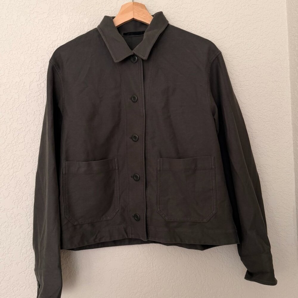 Uniqlo grey/blue utility jacket